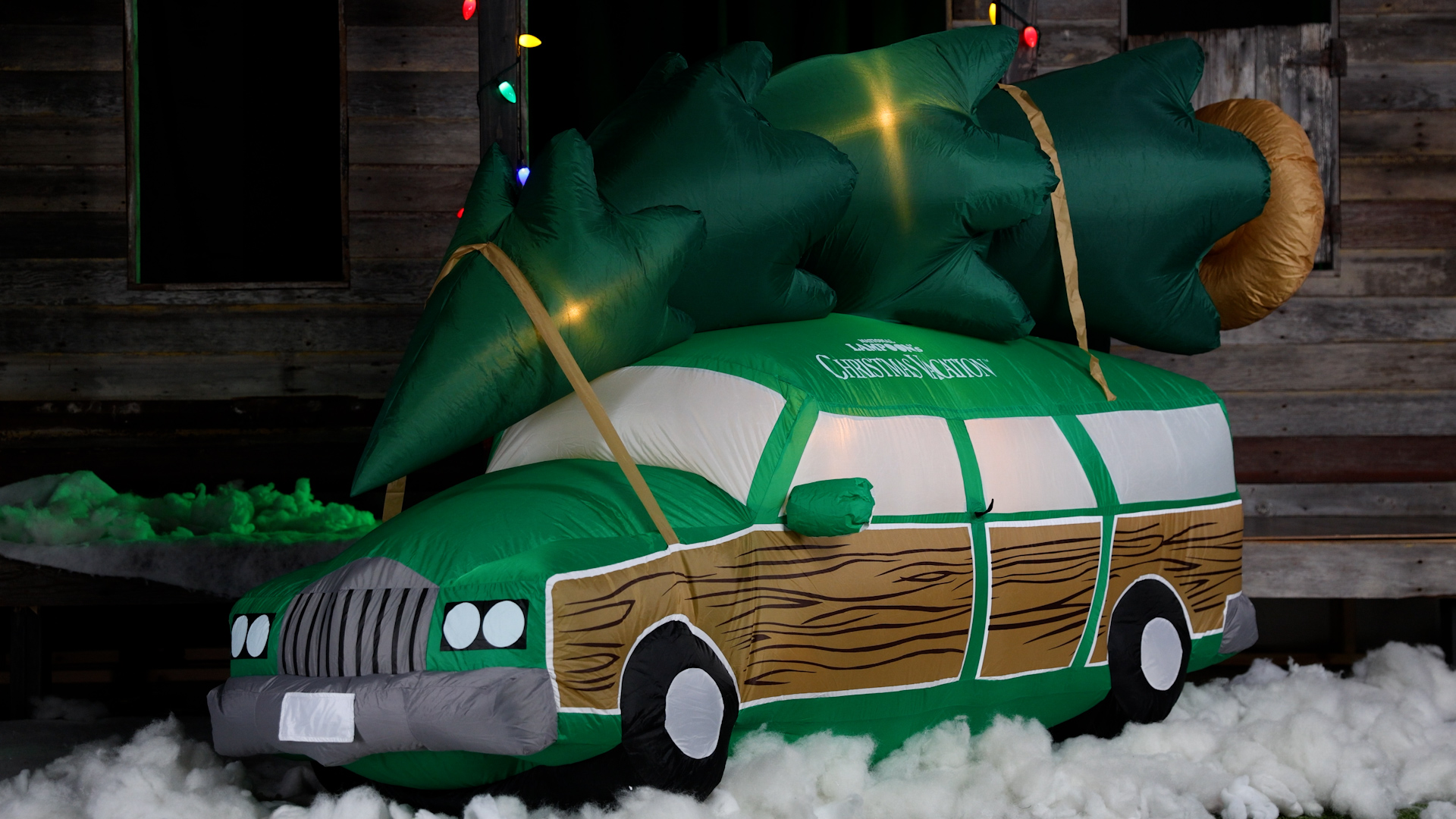 GEM114436 8ft Christmas Vacation Station Wagon Christmas Airblown Decoration